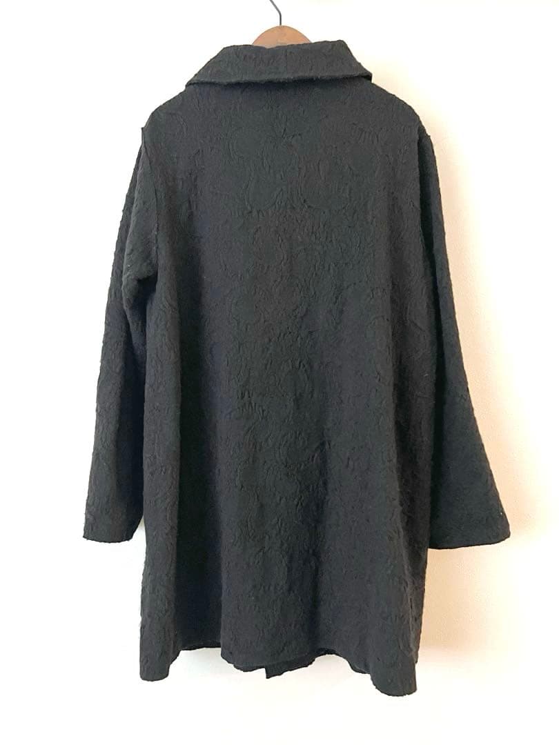 ヨーガンレール　黒　ウールコート　ハーフ　JURGEN LEHL