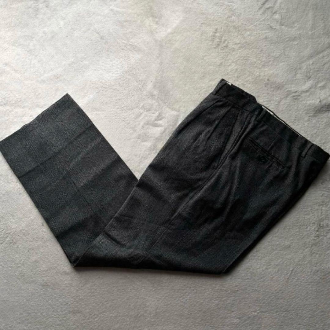 極美品 クリスチャンディオール スーツ モヘヤ混 XL CDシャドーロゴ グレー