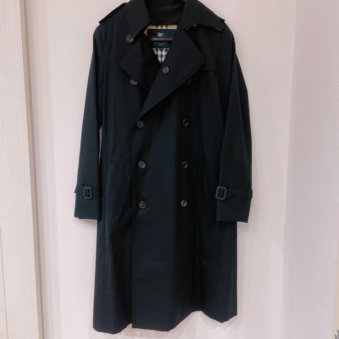 新品 バーバリー ロンドン 黒 トレンチコートBURBERRY LONDON