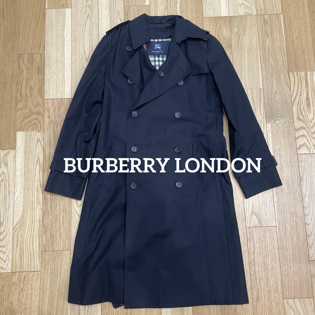 新品 バーバリー ロンドン 黒 トレンチコートBURBERRY LONDON
