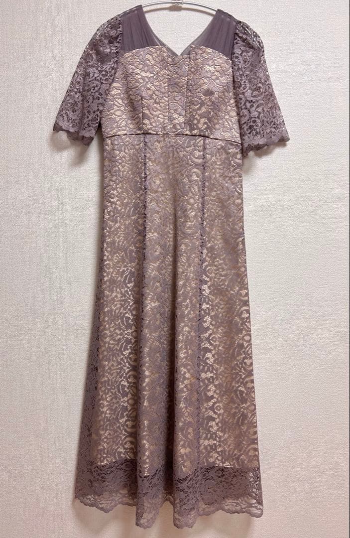 7★新品★ドリードール　スクエアネックレースフレアドレス　サンプル品