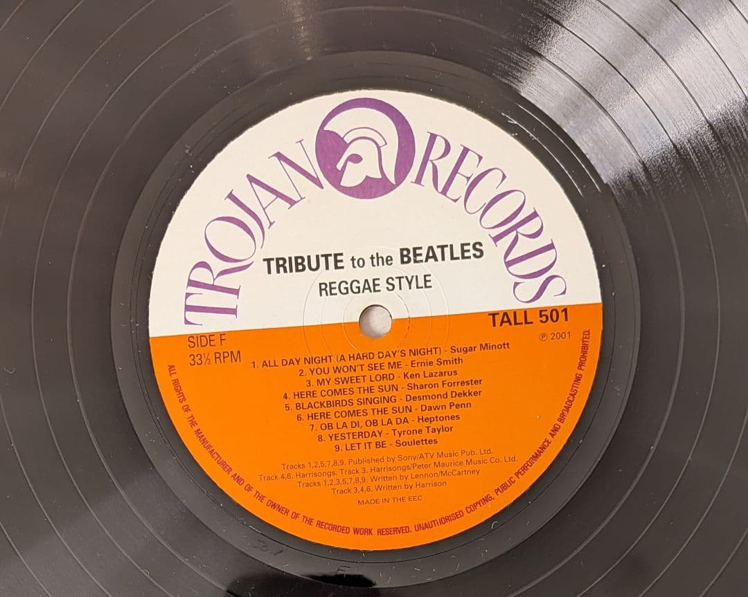 洋楽 TRIBUTE to the BEATLES REGGAE STYLE 3LP