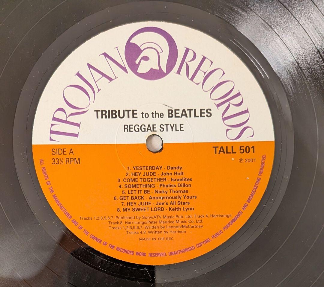 洋楽 TRIBUTE to the BEATLES REGGAE STYLE 3LP