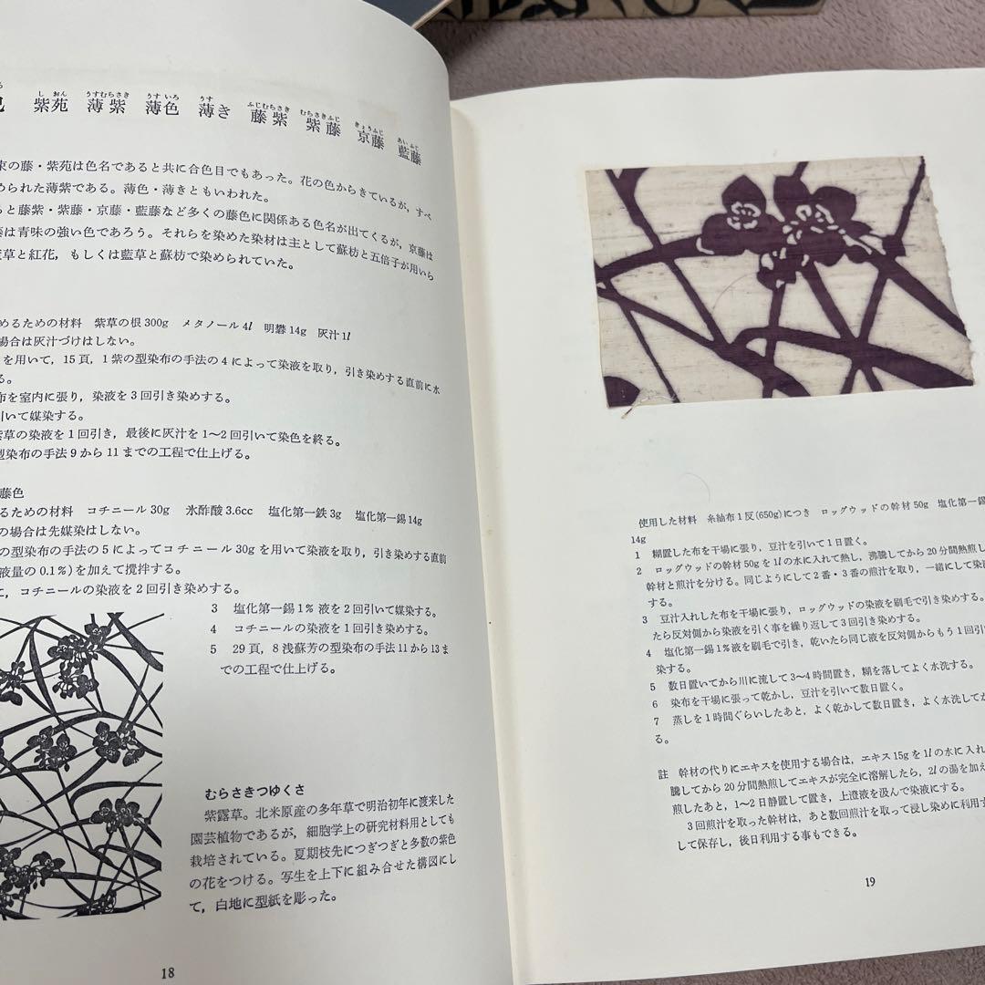 草木染　型染の色　山崎青樹　美術出版社