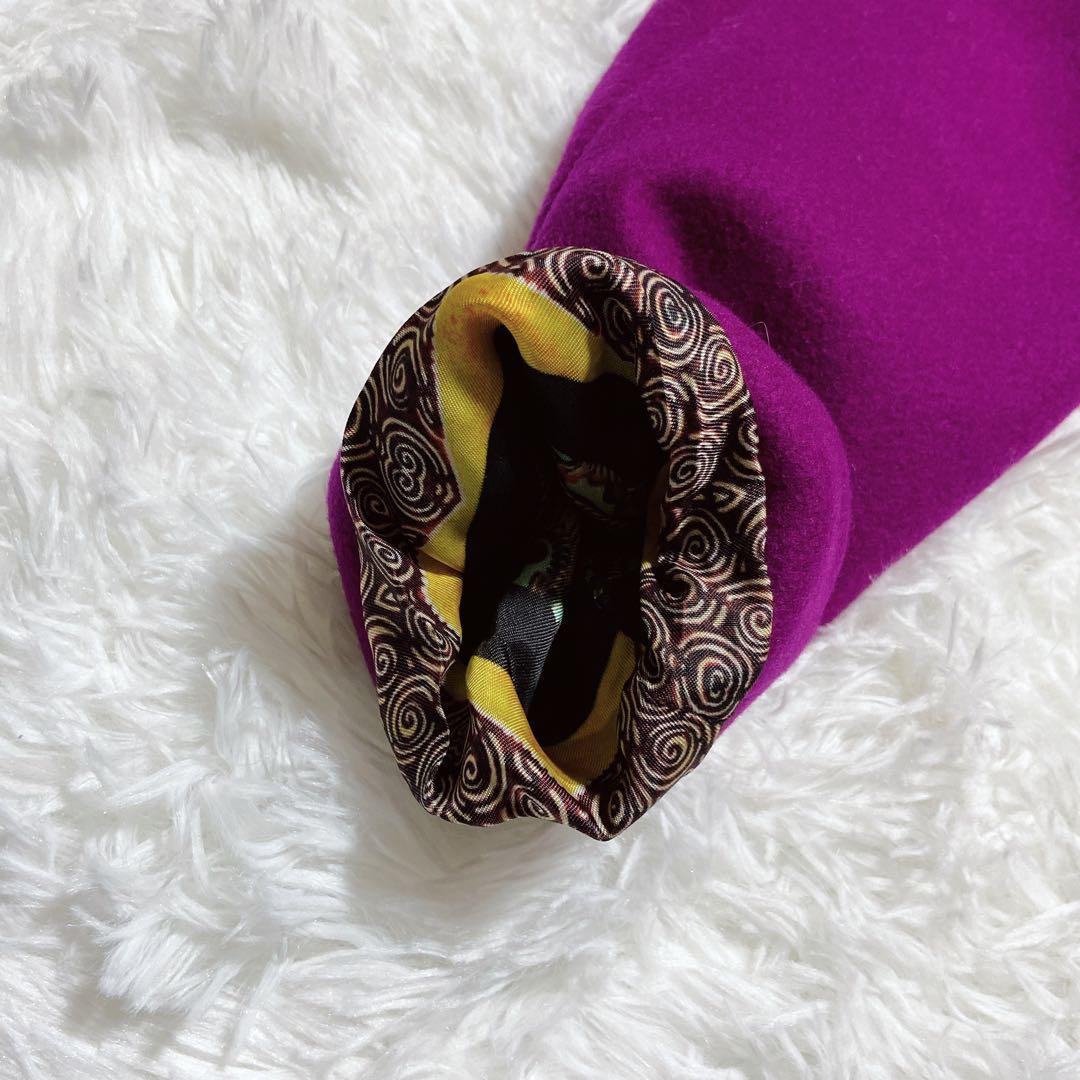 Kazu_Tae_7_11 ⭐️エトロ　チェスターコート　バイカラー　ウール