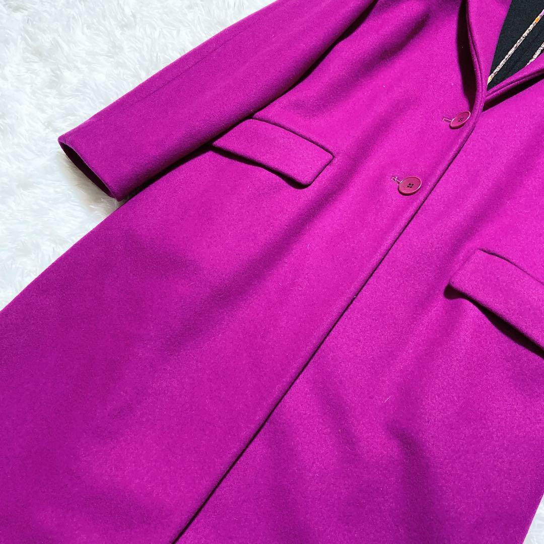 Kazu_Tae_7_11 ⭐️エトロ　チェスターコート　バイカラー　ウール