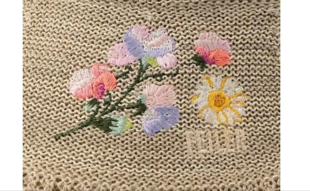 フェイラー FEILER 帽子 花刺繍 新品・タグ付き