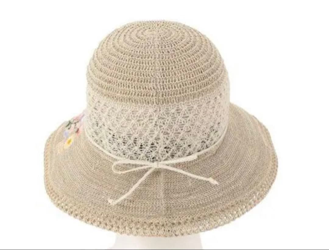 フェイラー FEILER 帽子 花刺繍 新品・タグ付き