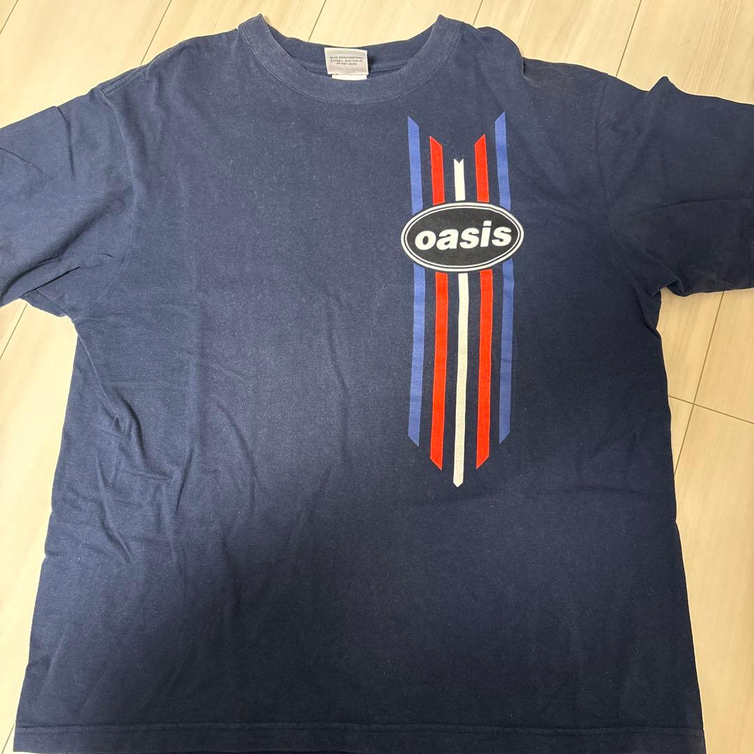 oasis オアシス　90s ヴィンテージ Tシャツ ネイビー