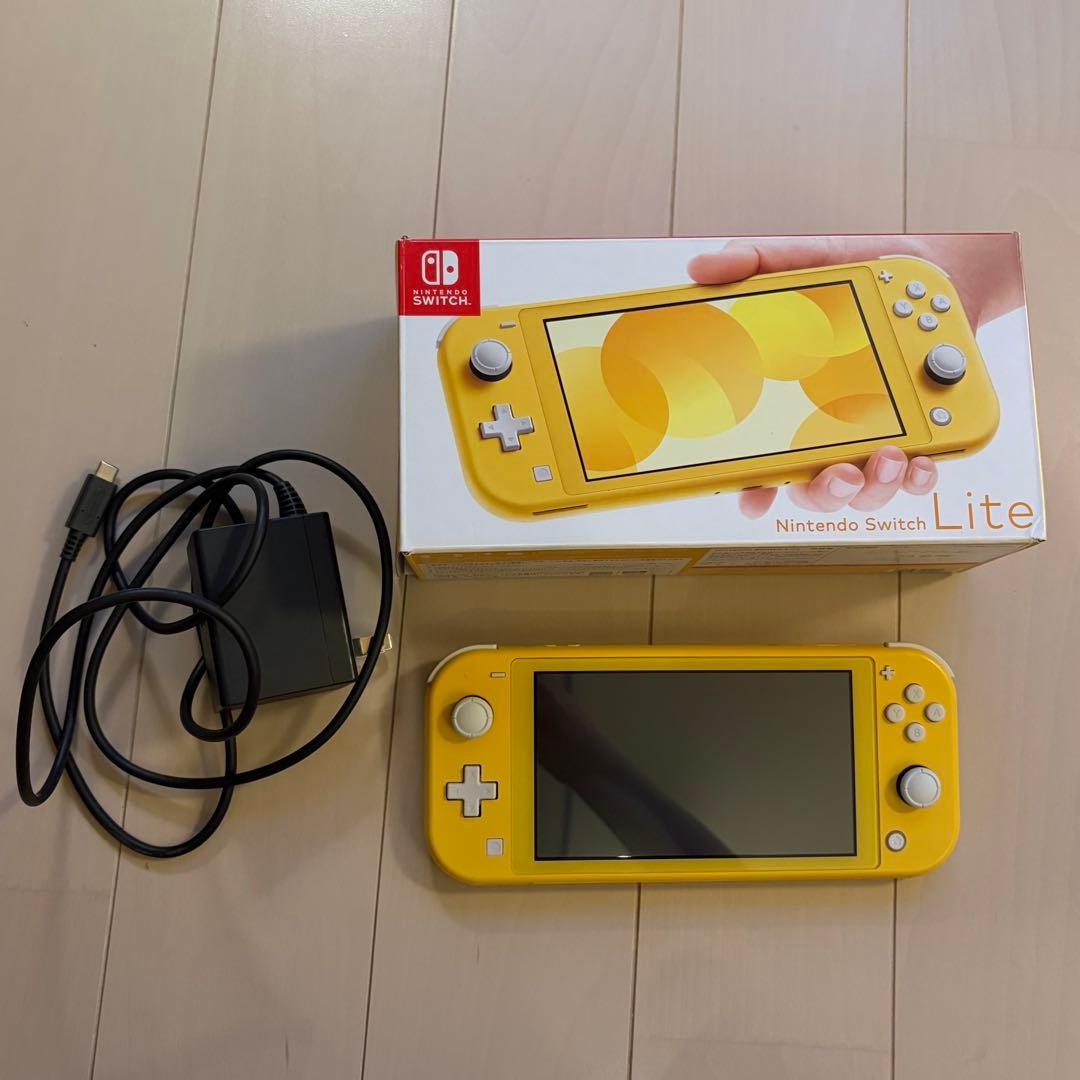 Nintendo Switch Lite イエロー　本体　美品
