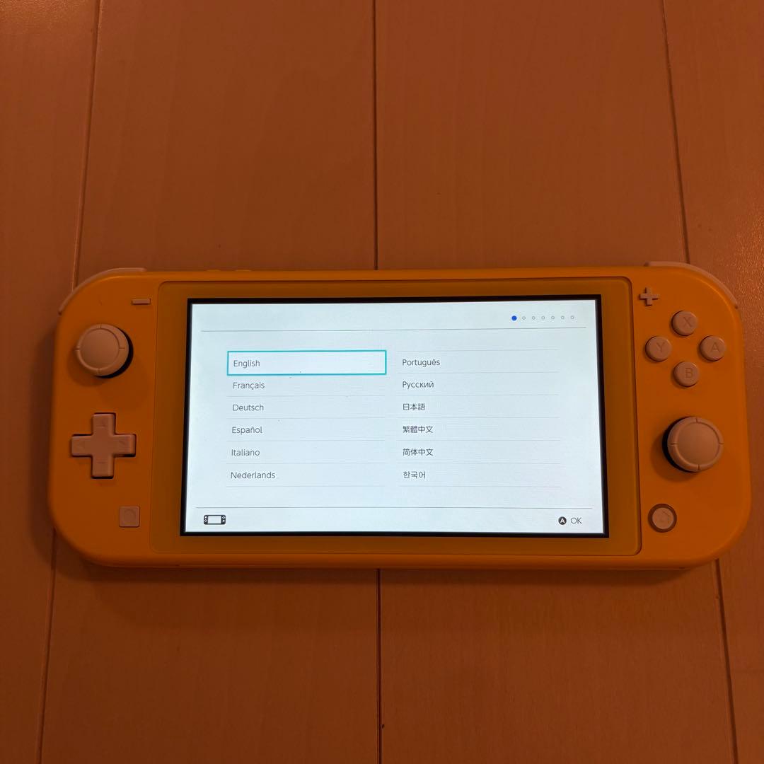 Nintendo Switch Lite イエロー　本体　美品