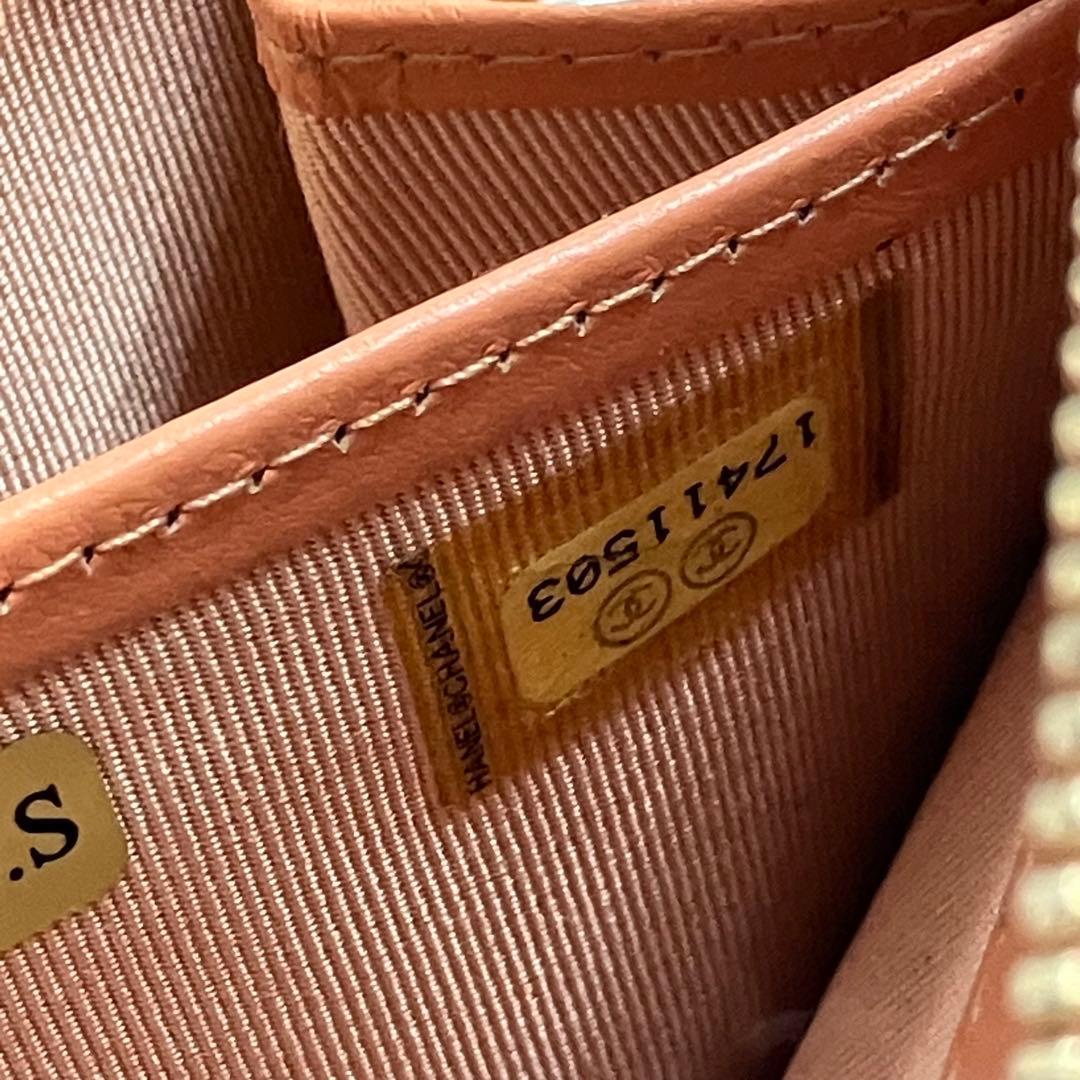 ♡*り様 CHANEL マトラッセ ココマーク キャビアスキン ラウンドファスナ