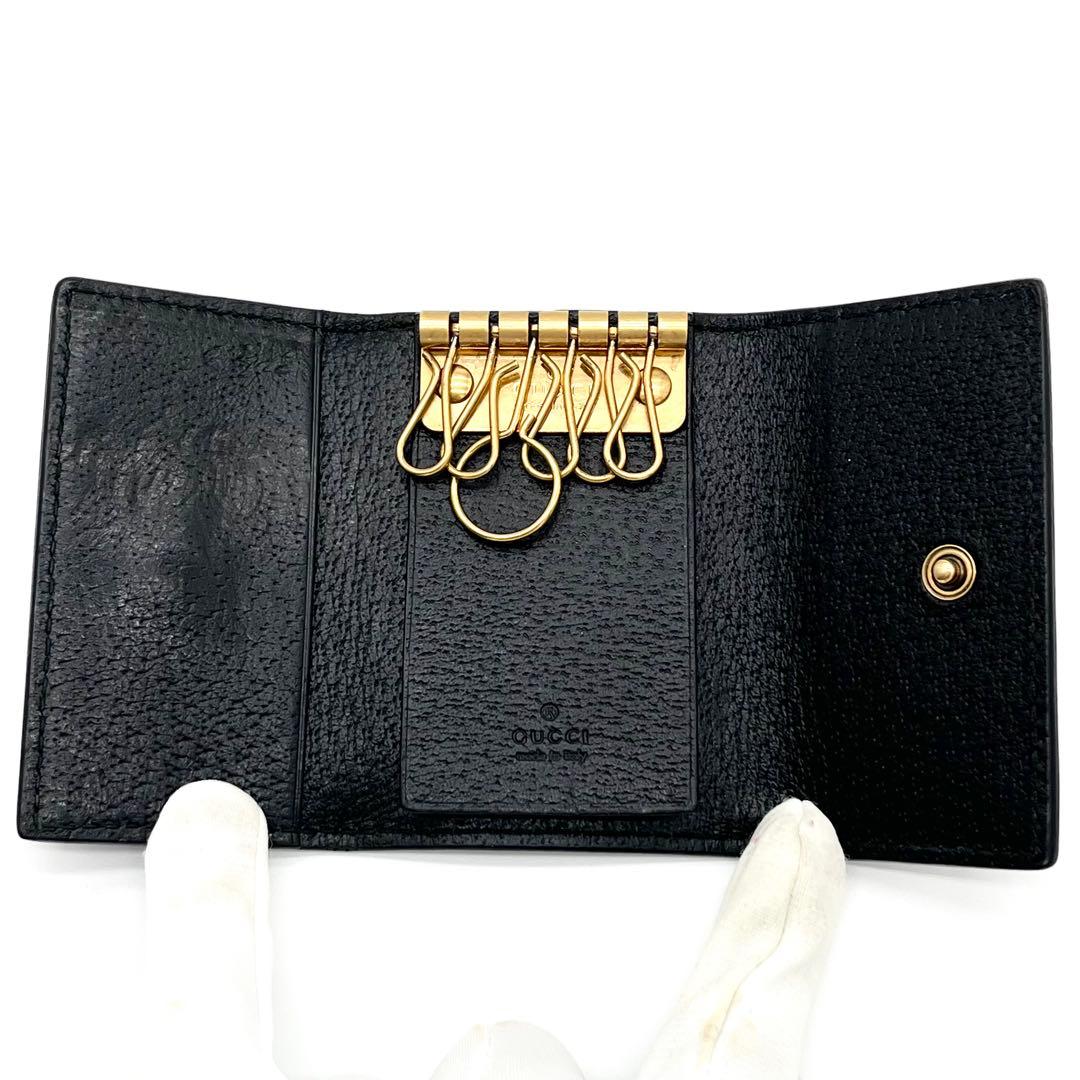 【極美品】GUCCI グッチ アニマリエ ビー バーティカルキーケース 蜂 6連