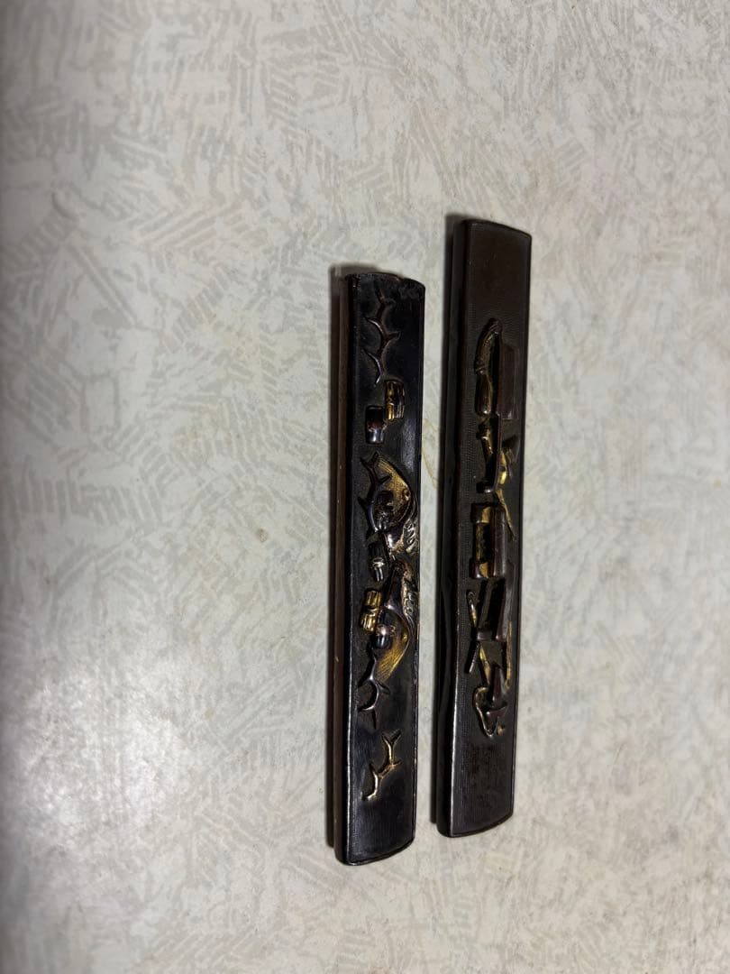 小柄　4本　セット　日本刀　武具　達磨　送料無料