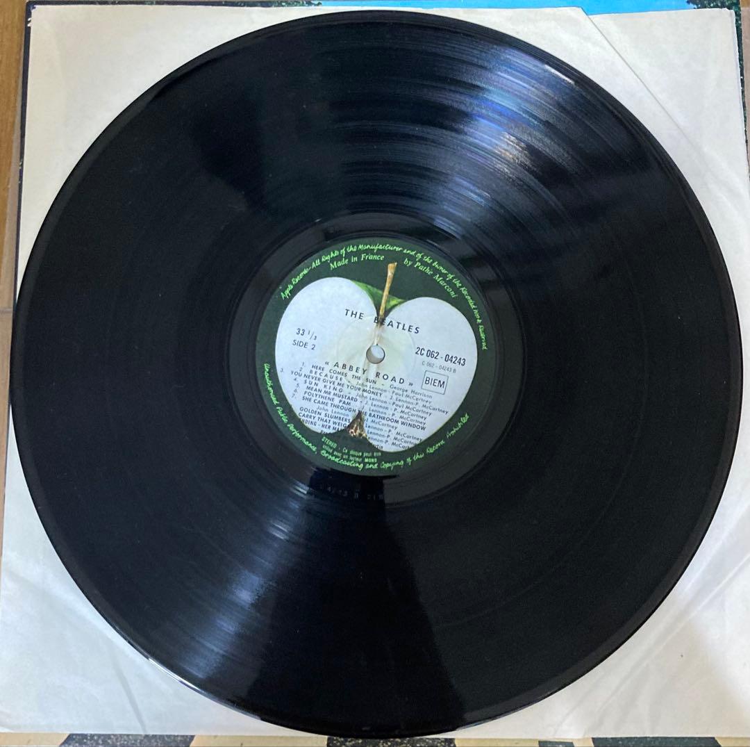 稀少フランスオリジナル初回Abbey Road Beatlesビートルズレコード