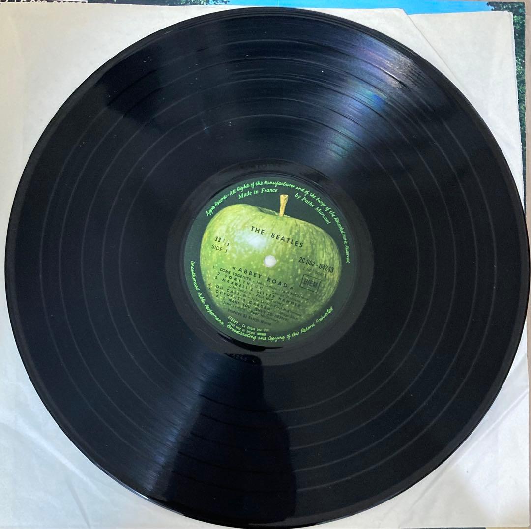 稀少フランスオリジナル初回Abbey Road Beatlesビートルズレコード