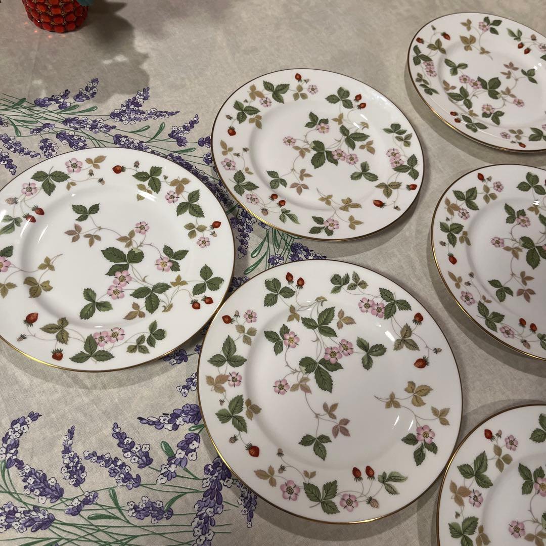 WEDG WOODワイルドストロベリー プレート6枚セット