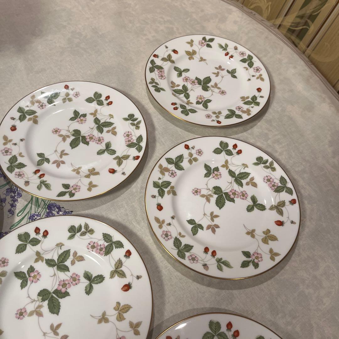 WEDG WOODワイルドストロベリー プレート6枚セット