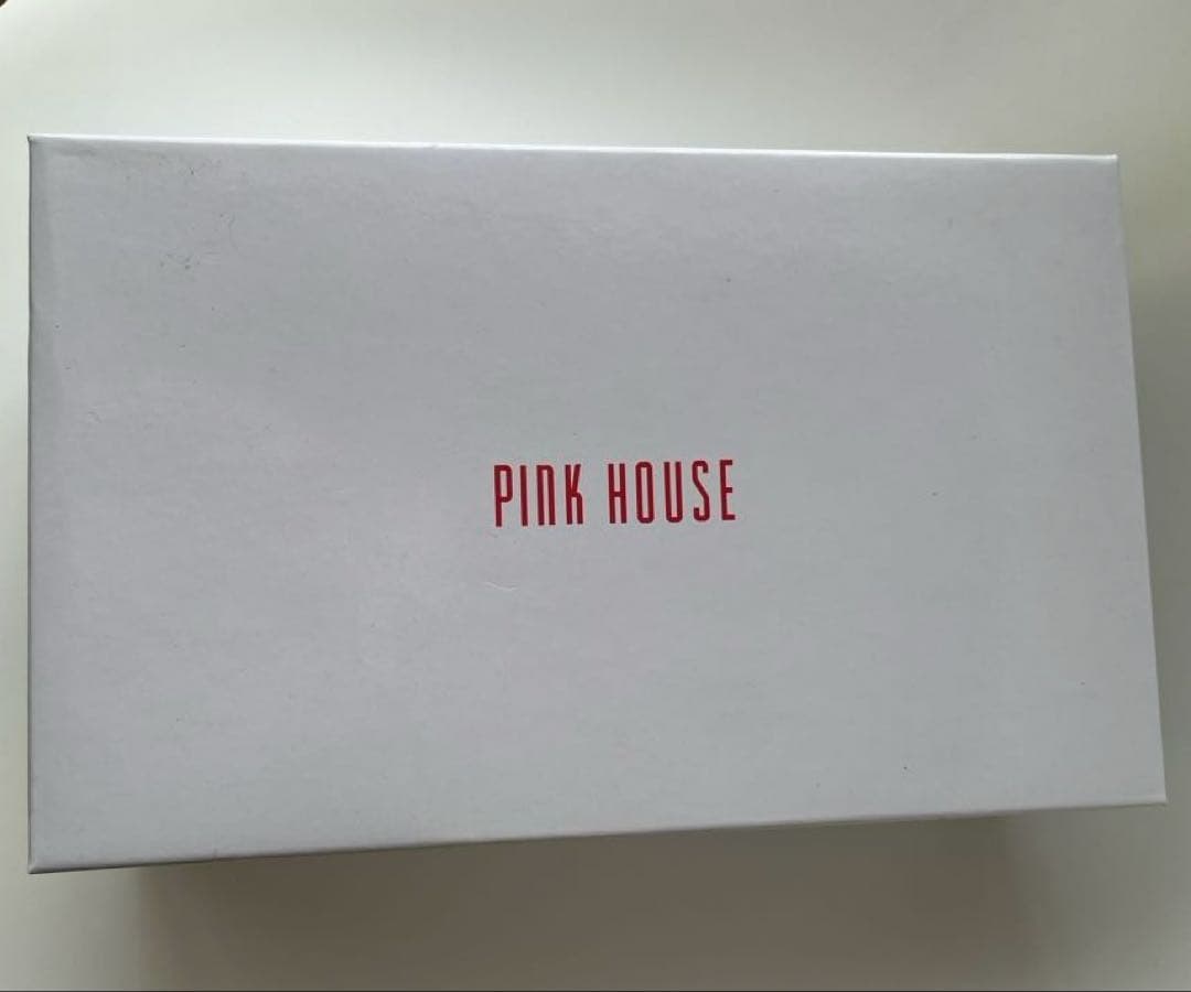 PINK HOUSE ロゴ刺繍入りスニーカー