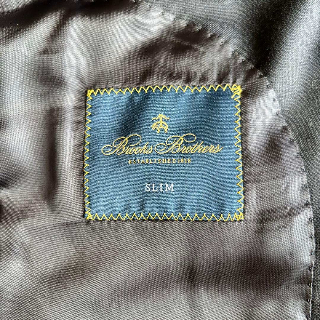 ブルックスブラザーズ SLIM テーラードジャケット 金ボタン ネイビー M