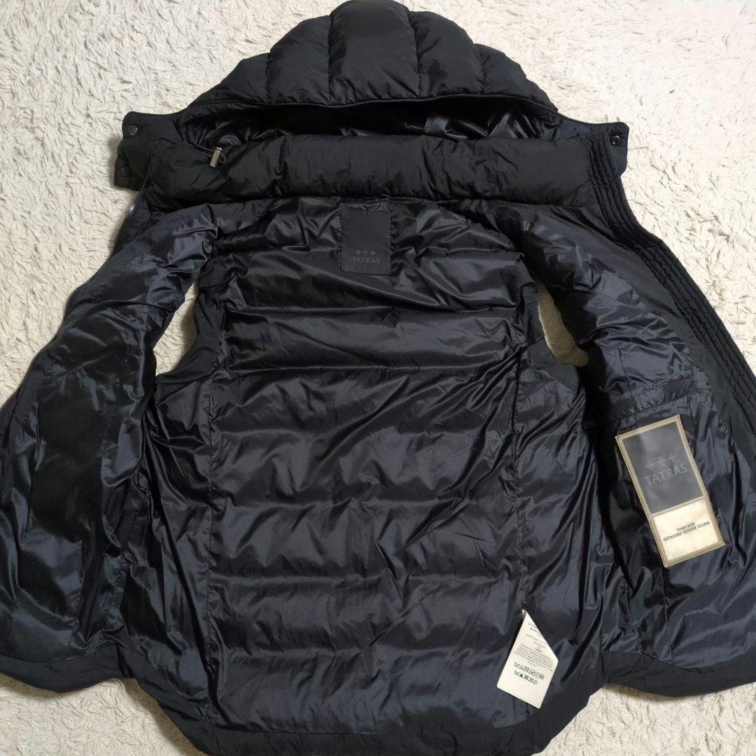 美品 TATRAS CURONE 2WAY ダウンベスト M ブラック