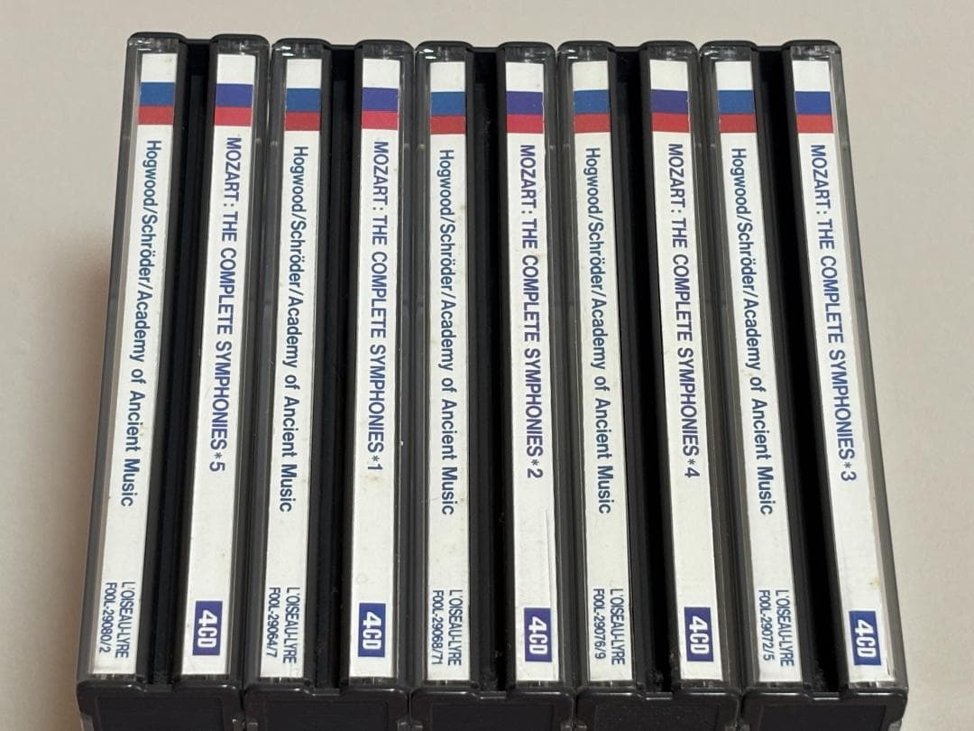 ２０CD◇モーツァルト：交響曲全集　ホグウッド、シュレーダー　エンシェント室内管
