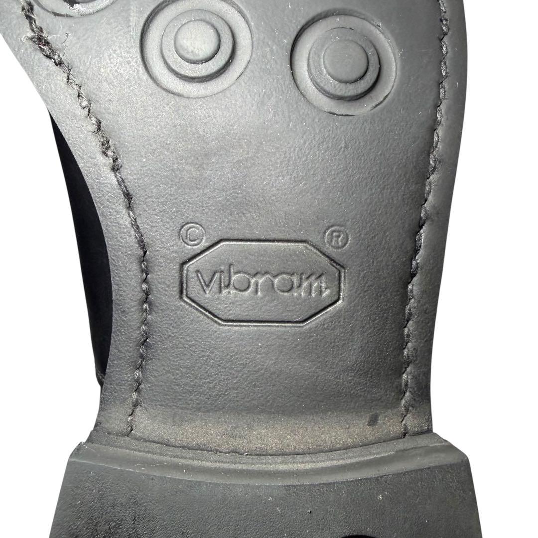 Berwick 4984 黒 25.5cm セミブローグ 革靴