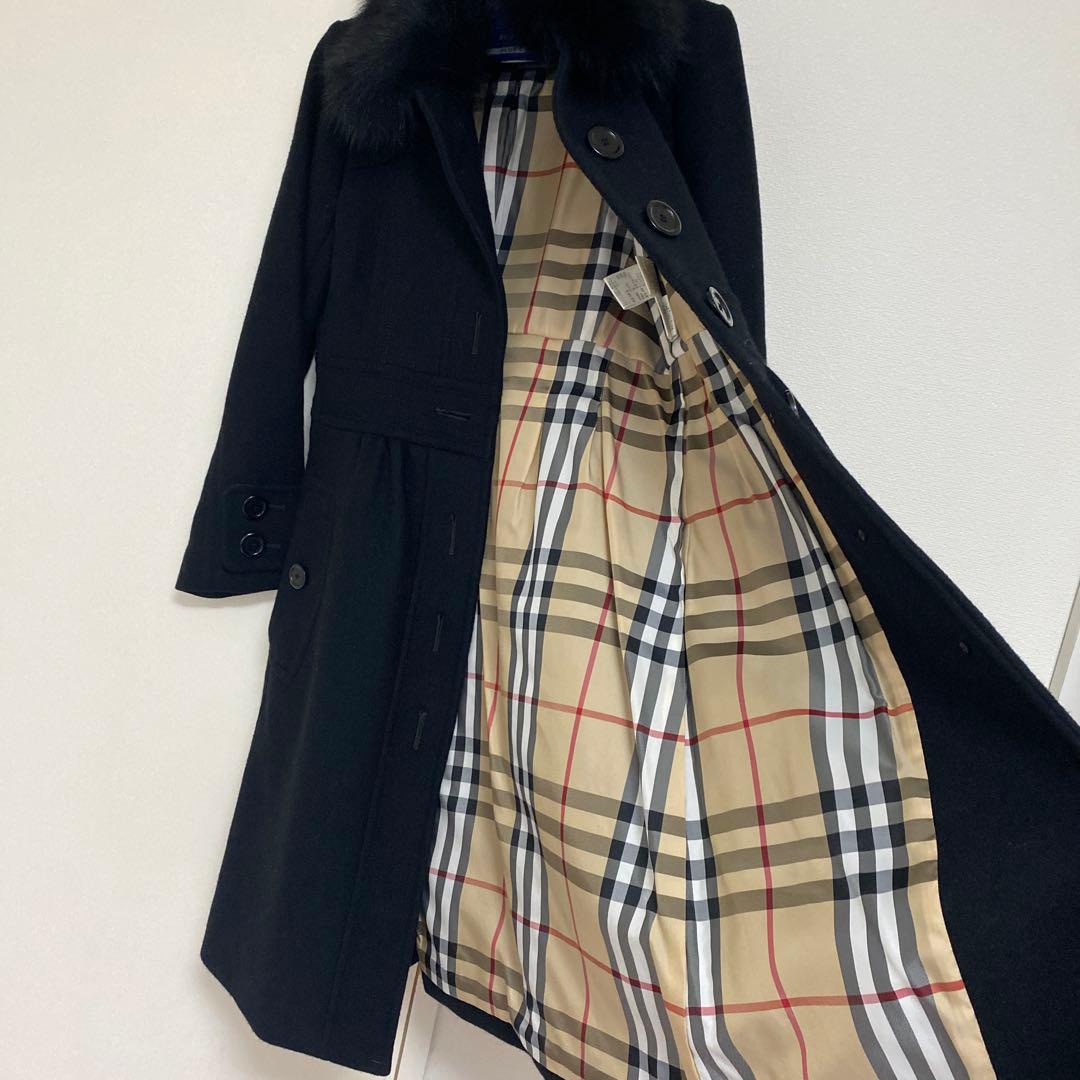 バーバリー レディースコート ブルーレーベル・38(Mサイズ)・着10回未満