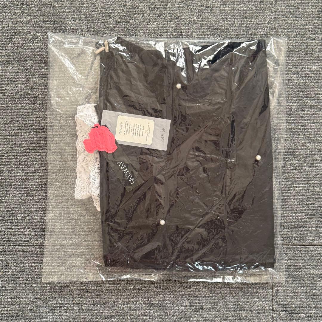 ANDWANG Pearl dot nylon pants パール パンツ