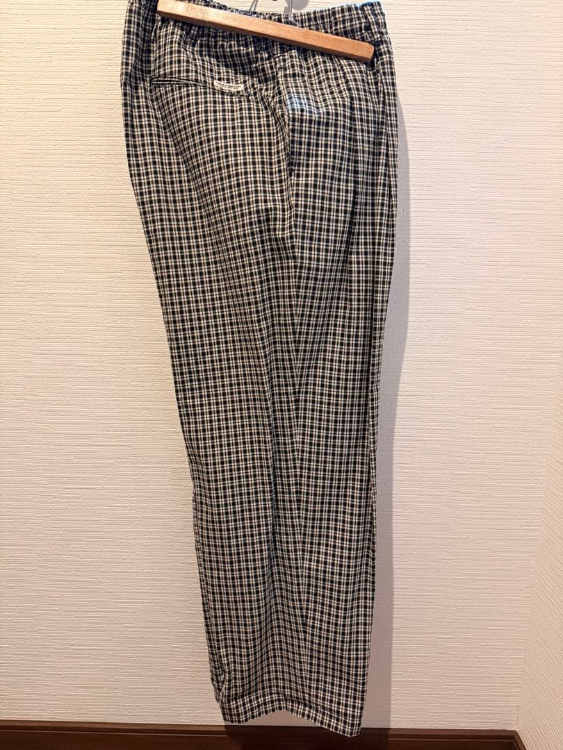 cootie productions チェック柄スラックス