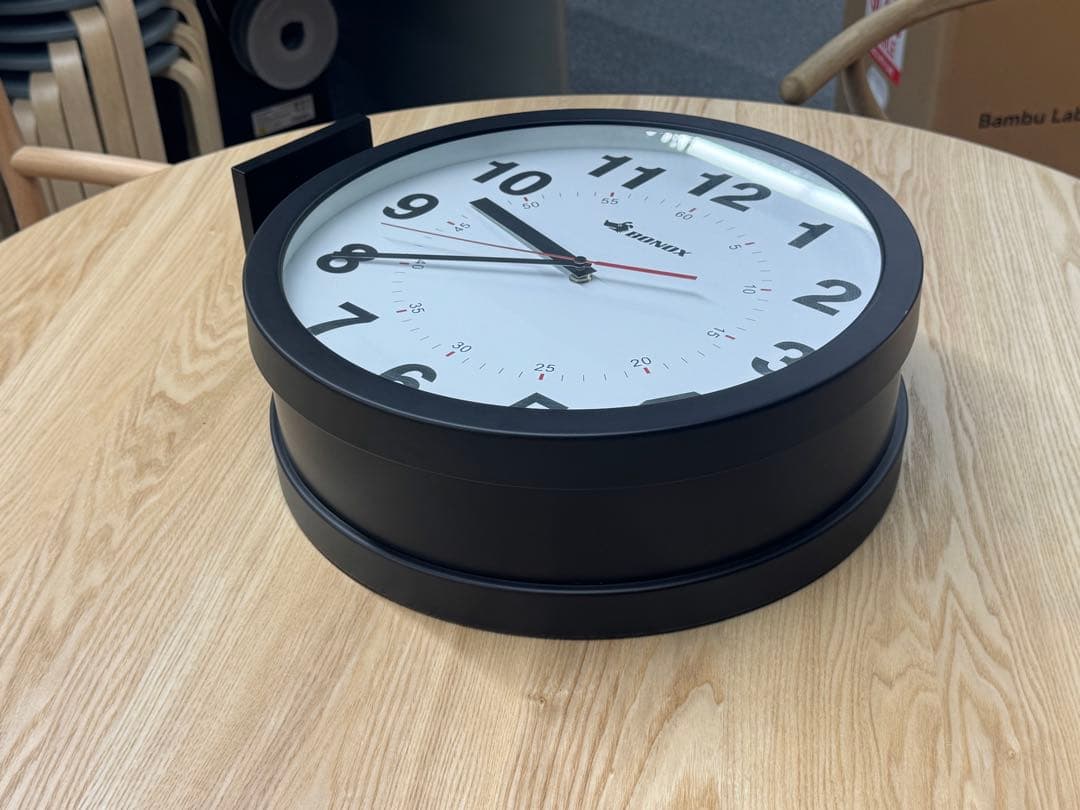 ク*★様 Daltonダブルフェイスウォールクロック/壁掛け時計 黒