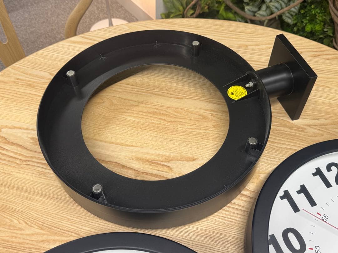 ク*★様 Daltonダブルフェイスウォールクロック/壁掛け時計 黒