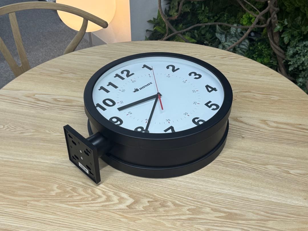 ク*★様 Daltonダブルフェイスウォールクロック/壁掛け時計 黒