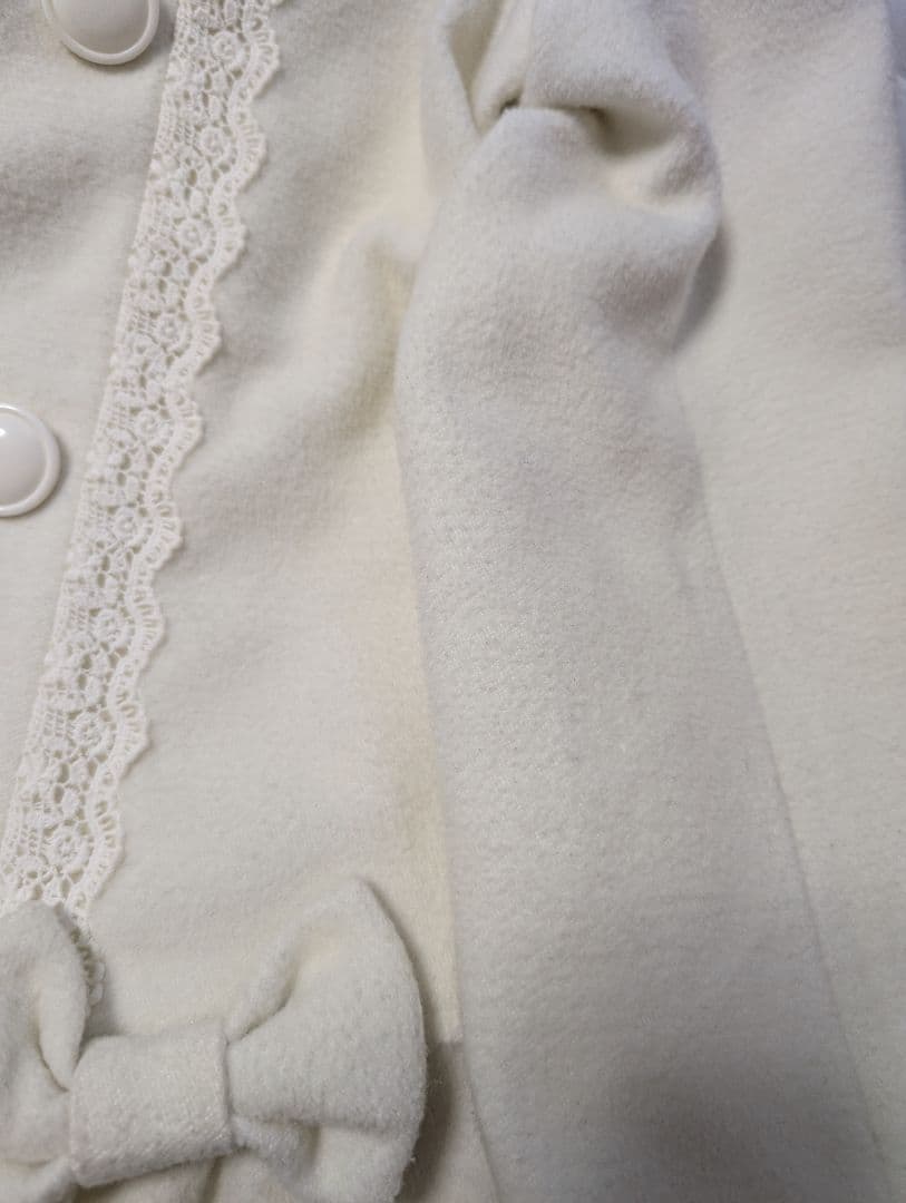 LIZLISA ファー襟 ダブルコート サイズ０　※難あり