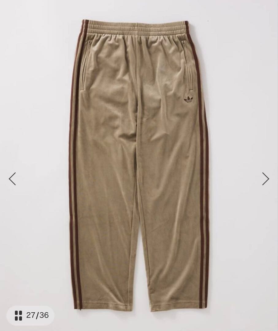 ジャーナルスタンダード アディダス オリジナルストラック パンツ ベロア