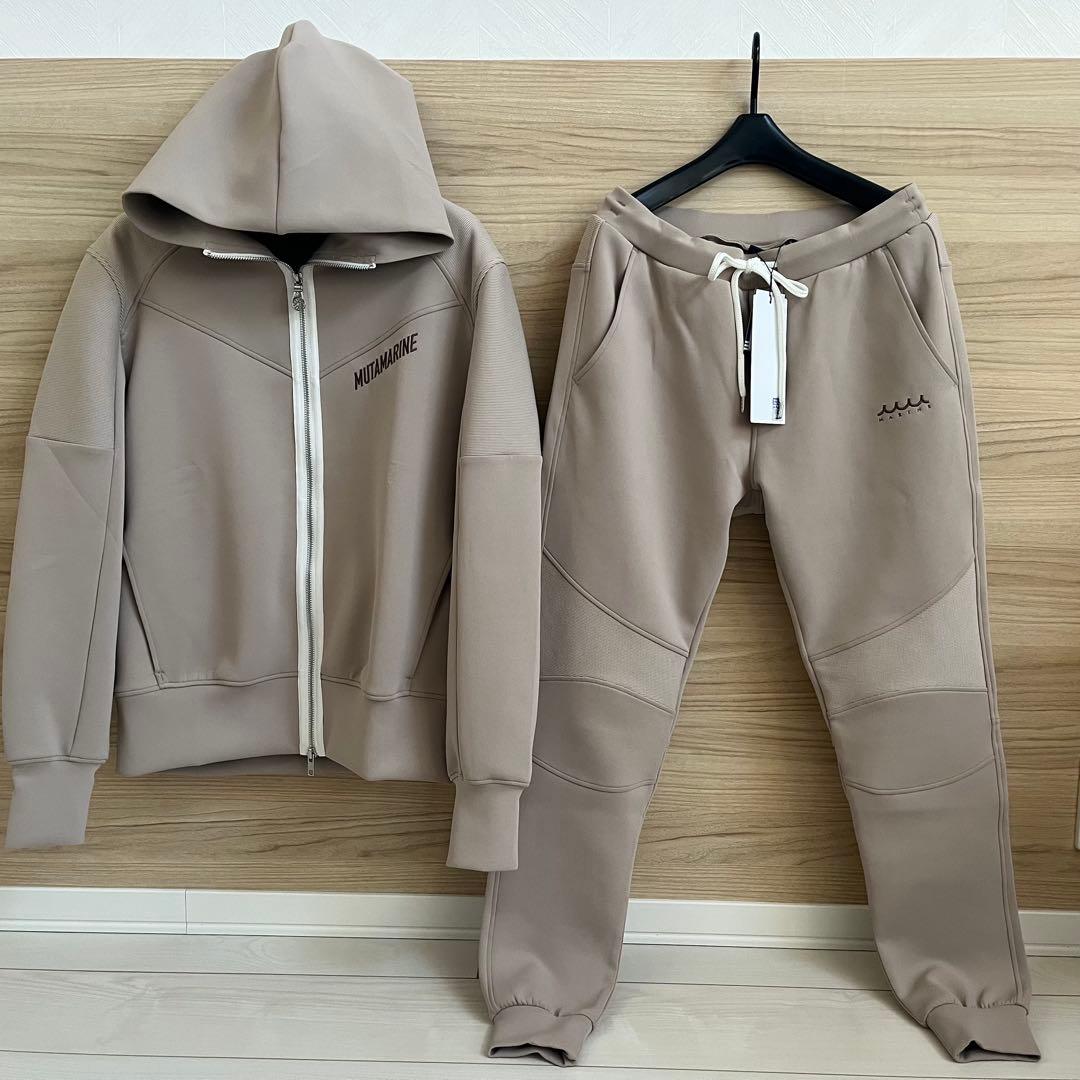 新品★61,600円 ムータマリン セットアップ フーディブルゾン＆パンツ 4