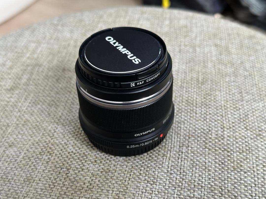 m.zuiko 25mm f1.8 単焦点 レンズ フィルター付