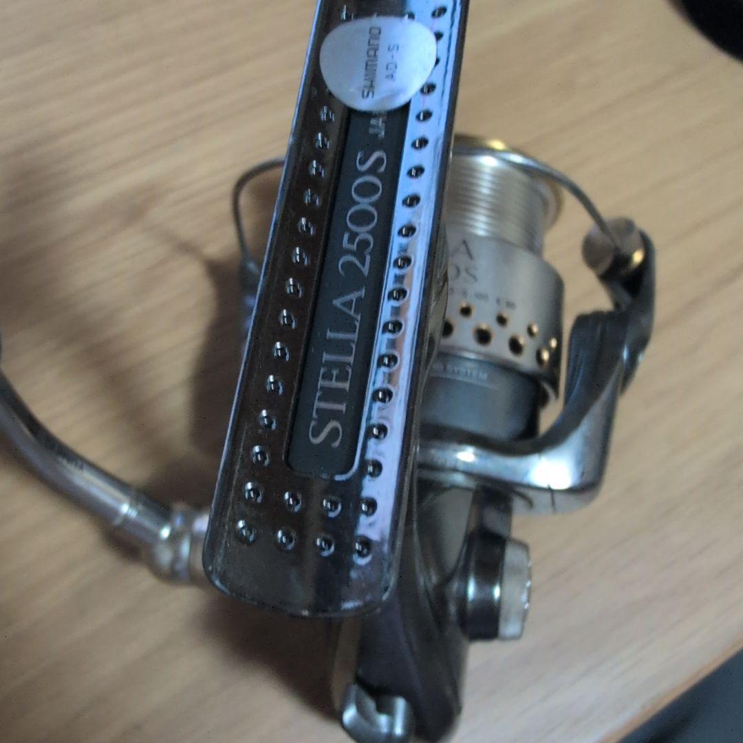 超美品 シマノ 01ステラFW2500S 夢屋ハンドル