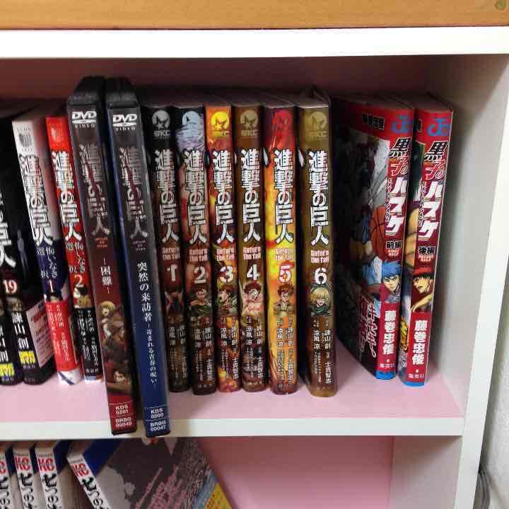 進撃の巨人 黒子のバスケ NARUTO