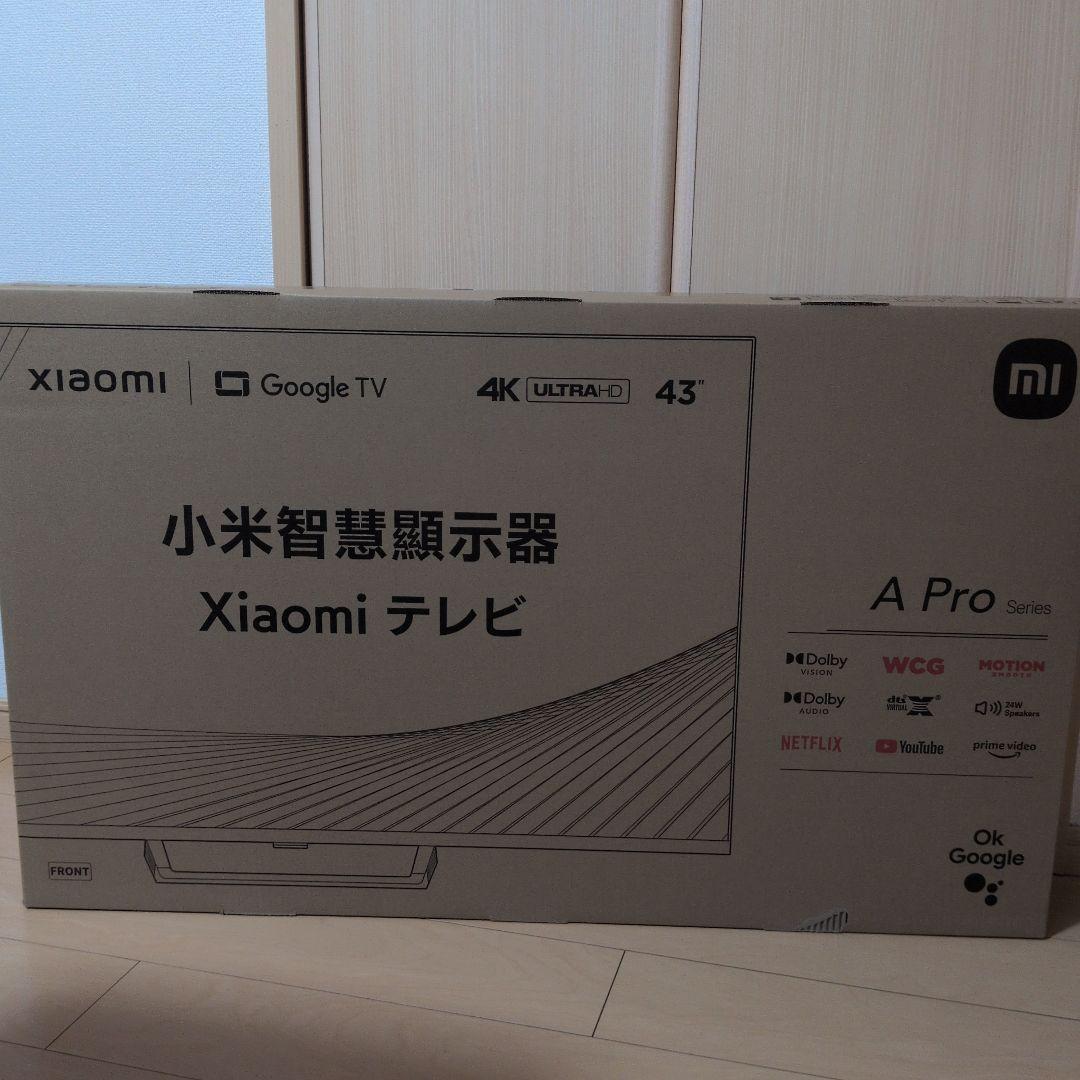 【新品未開封】Xiaomi 43インチ 4K UHD テレビ