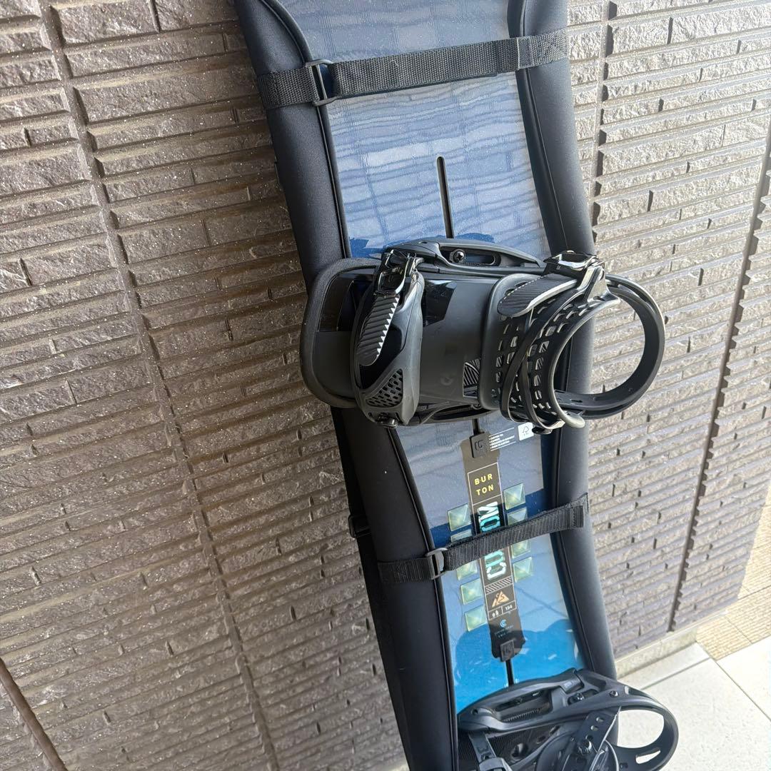 BURTON CUTOMキャンバー154cm ビンディング、カバー2個付き