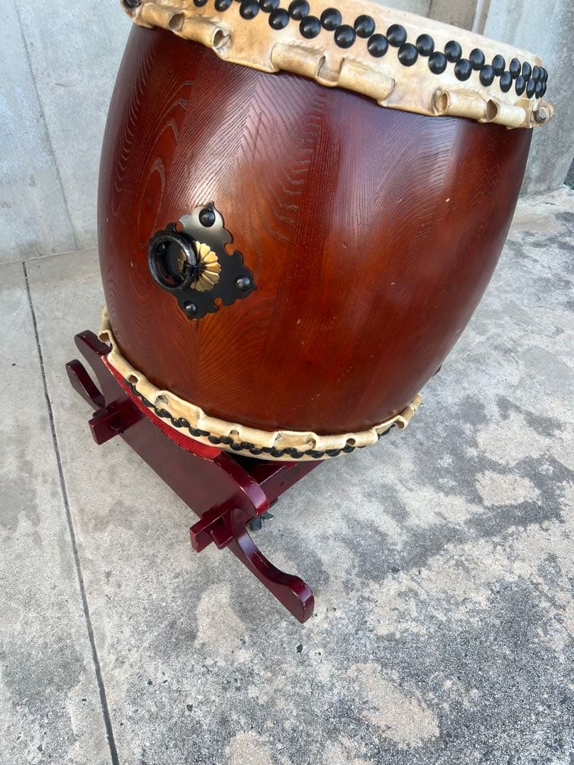 長胴太鼓　1.6尺　諏訪工芸　カバー付き　和太鼓　太鼓