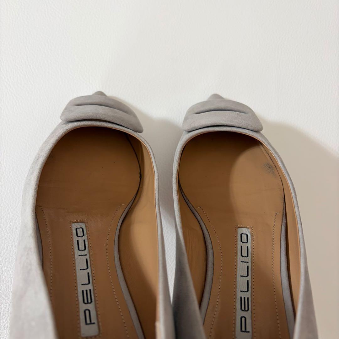 美品　ペリーコ　アネッリ　フィビア　スエード　フラット　パンプス