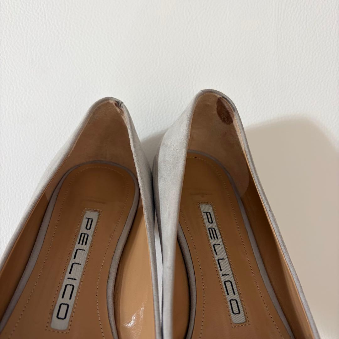 美品　ペリーコ　アネッリ　フィビア　スエード　フラット　パンプス