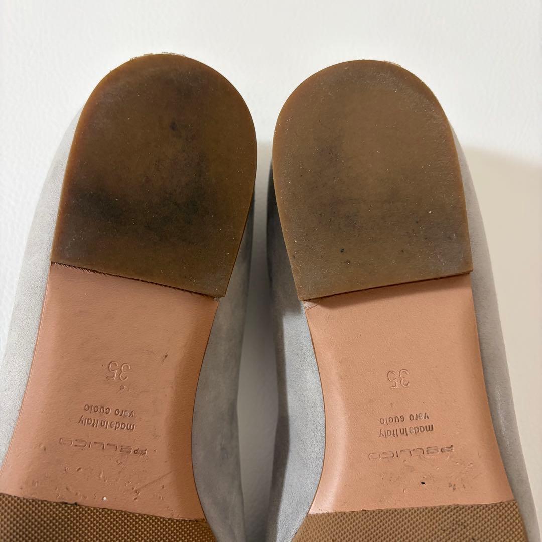 美品　ペリーコ　アネッリ　フィビア　スエード　フラット　パンプス