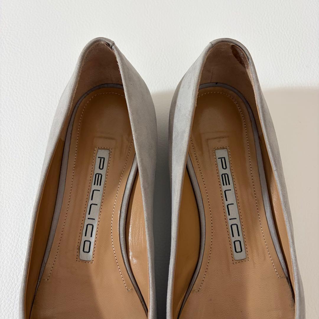 美品　ペリーコ　アネッリ　フィビア　スエード　フラット　パンプス