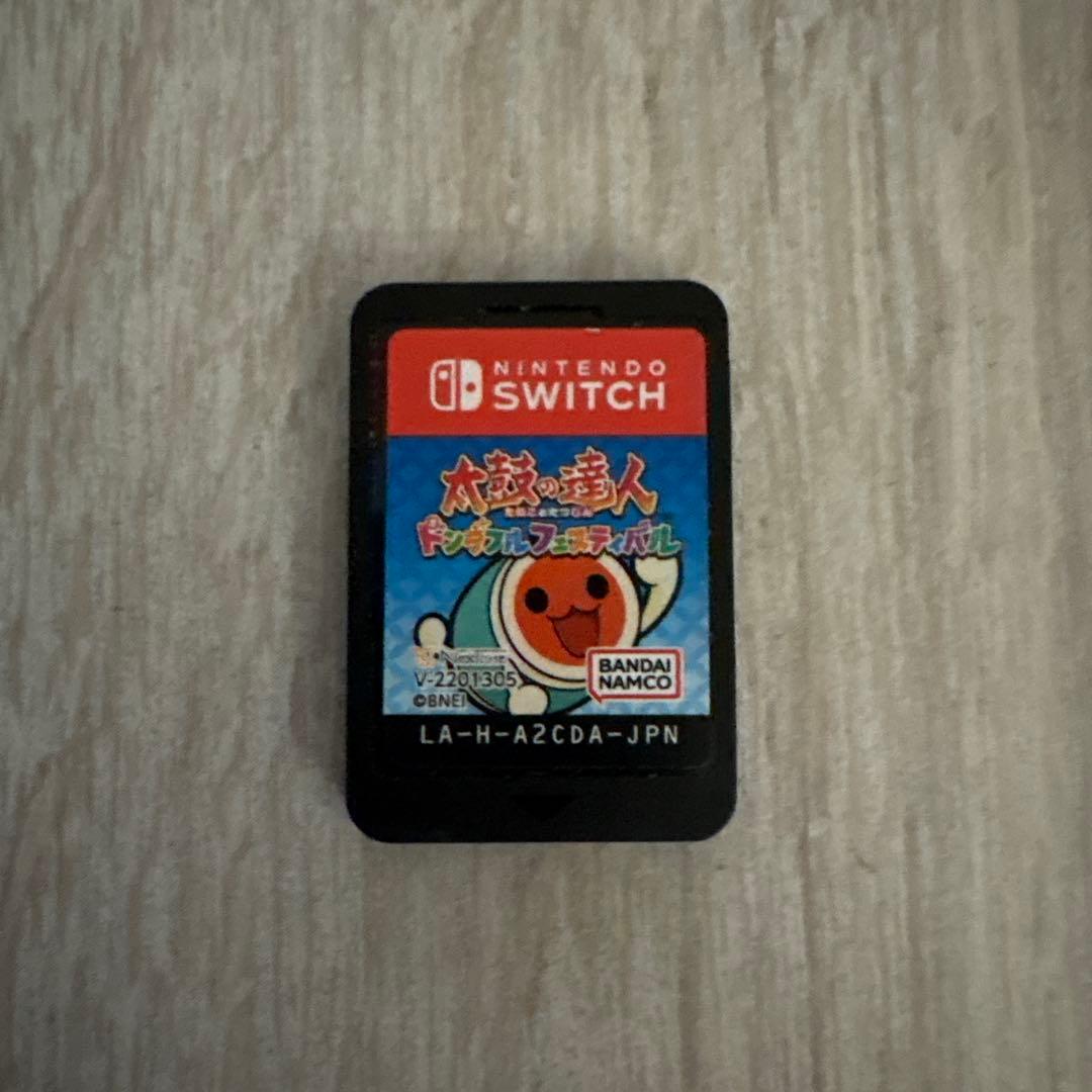 太鼓の達人ドンダブルフェスティバルSwitchソフト　太鼓とバチ（コントローラ）