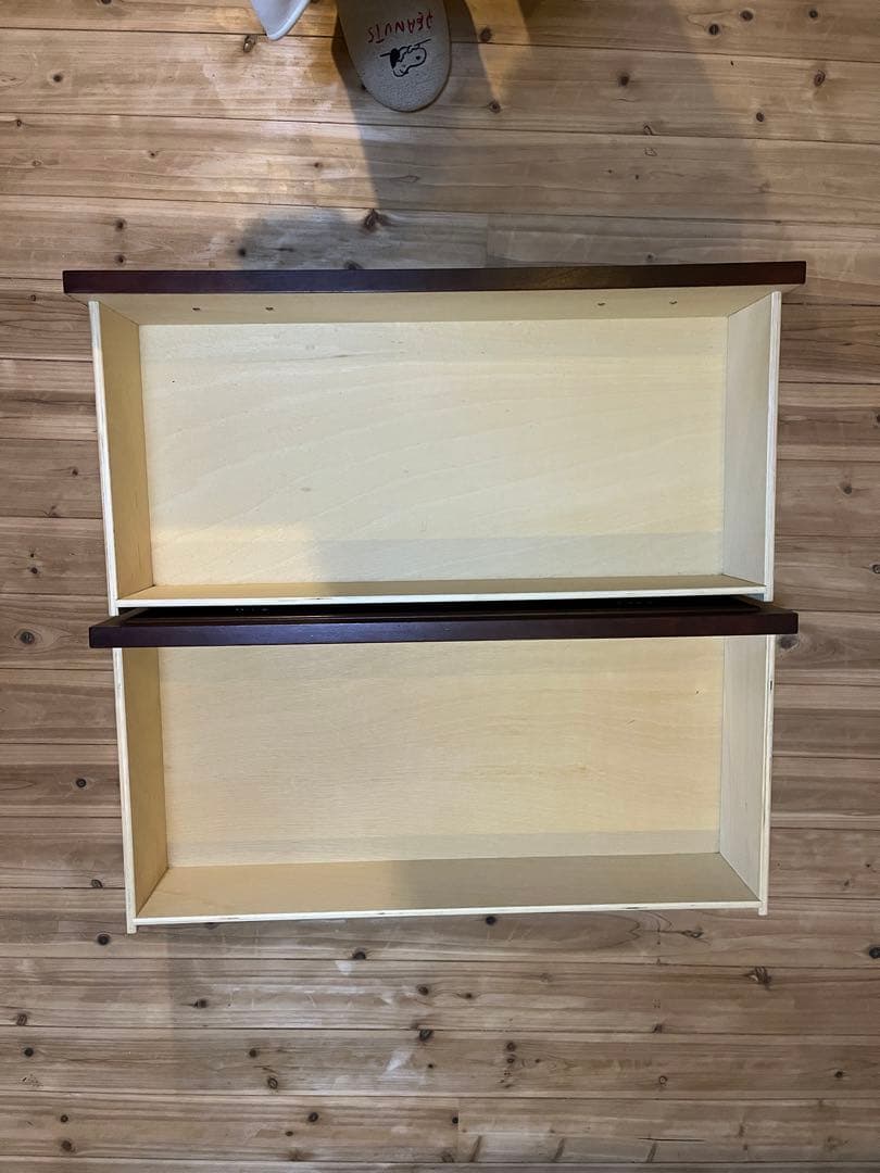 くま様＊重厚なUSAヴィンテージ調 マホガニー色 クラシカル木製ハイチェスト