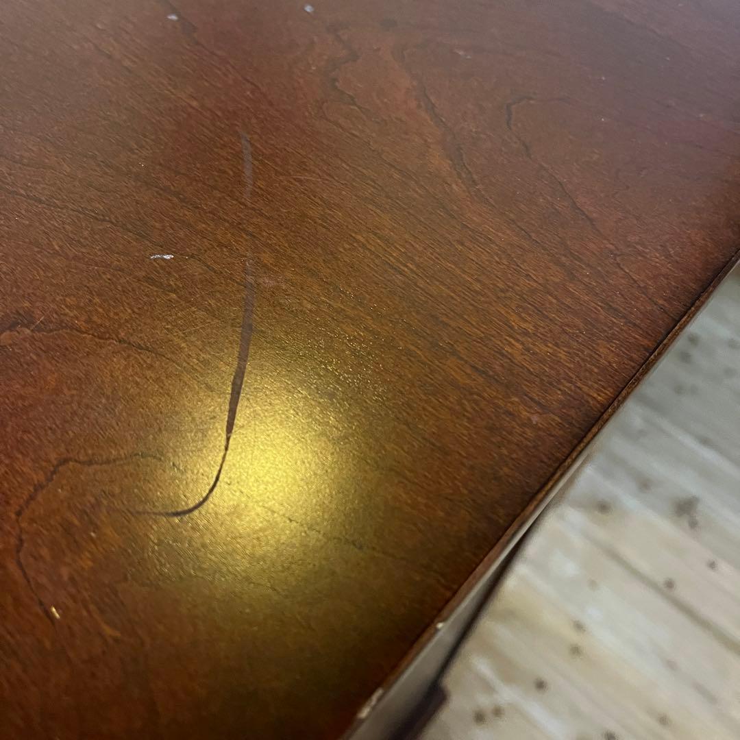 くま様＊重厚なUSAヴィンテージ調 マホガニー色 クラシカル木製ハイチェスト