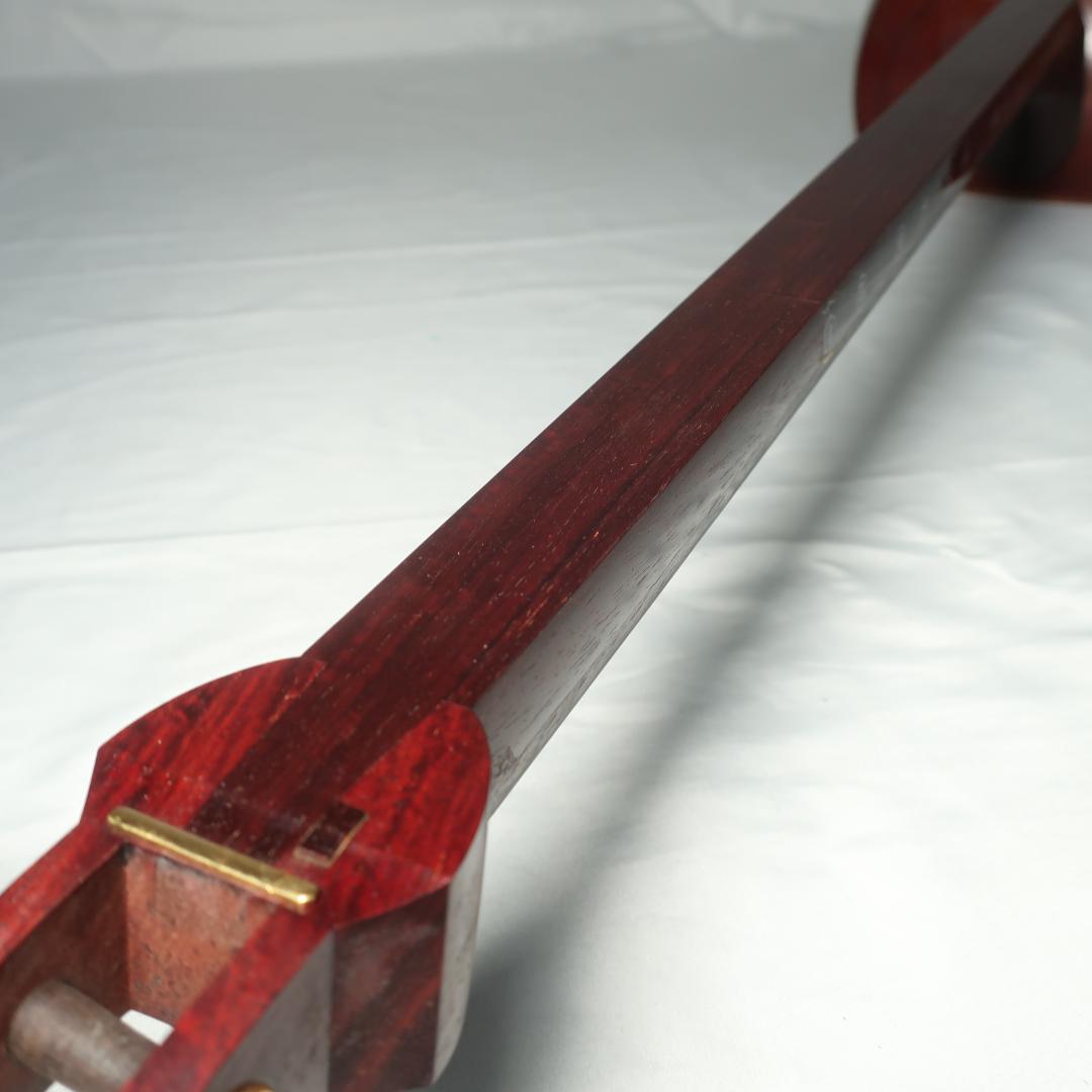 三味線 中棹 ハードケース 撥 予備弦 駒 楽譜 付属